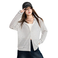 Lyocell Tencel Long Sleeve Cardigan with Hood for Summer Sun Protection