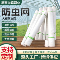 Insect Netting for Agriculture, Plant, Crab, Frog, Fruit & Vegetable Protection, Thickened 60 Mesh Greenhouse Anti-Fly Net
