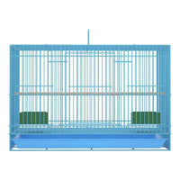 Large Metal Bird Cage for Parrots, Mynahs, Lovebirds, Cockatiels, and Pigeons