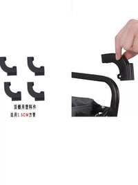 Camping Cart Table Board Clips and Support Rod Connectors for Outdoor Utility Wagons