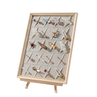 Wooden Jewelry Display Tray Hairpin Holder Wall-Mounted Organizer for Earrings Necklaces Rings