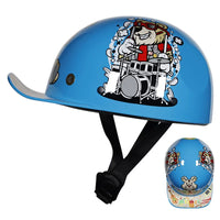 Kids Electric Bicycle Helmet Vintage Baseball Cap Style Half Helmet