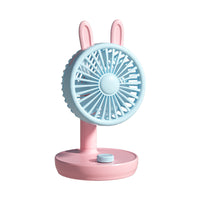 Portable USB Rechargeable Desktop Mini Fan for Office, Dorm, and Travel