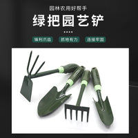 Garden Hand Trowel Set with Rubberized Handle for Planting, Weeding, and Cultivating