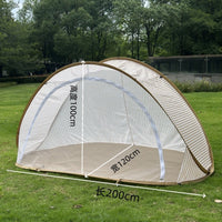 Portable Pop-Up Kids Tent for Outdoor Camping, Beach, and Sun Protection - Mosquito Net Included