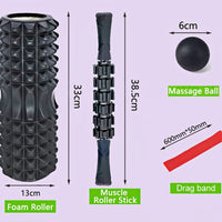 Foam Roller Set for Muscle Relaxation and Fitness Stretching