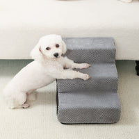 Pet Stairs for Sofa Bed, Sponge Steps for Cats and Dogs, Removable Washable Pet Ladder