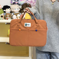 Stylish Laptop Sleeve for Women, 11-14 inch, with Handle and Storage for Tablet/Keyboard