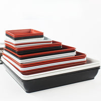 Square Resin Plant Pot Saucer Drip Tray for Indoor Outdoor Gardening