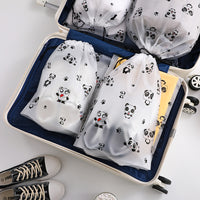 Portable Travel Storage Bags for Luggage, Drawstring and Zippered Organizer Pouches for Clothes and Underwear