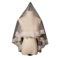 Halloween Ghost Bride White Lace Veil Gothic Lolita Cosplay Photo Prop Set