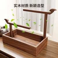 Vintage Style Wooden Jewelry Display Stand for Bracelets, Necklaces, and Watches