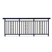 Thickened Zinc Steel Balcony Railing for Rooftop Terrace and Villa Isolation