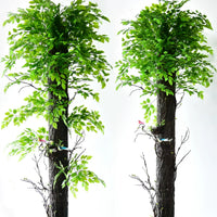Artificial Bark Pipe Cover for Indoor/Outdoor Landscaping