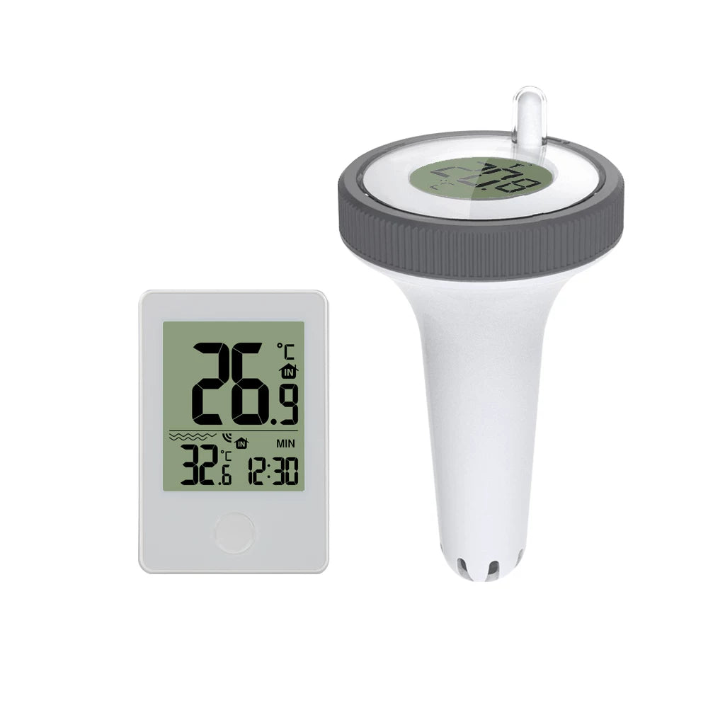 Floating Pool and Spa Thermometer for Indoor Outdoor Use