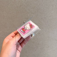 2-inch PVC Mini Photo Album Keychain for Instax & Idol Photocards
