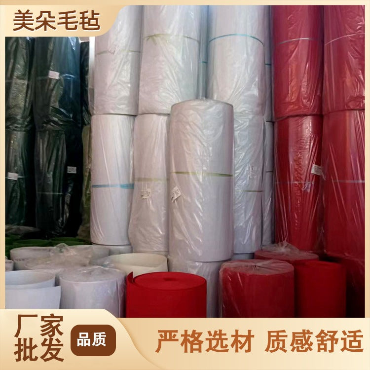Self-Adhesive Felt Message Board for Kindergarten Decoration, Background Wall, Colorful Back Glue Felt Non-Woven Fabric Wall