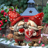 Christmas Gnome Santa Gingerbread Man Tree PVC Yard Garden Holiday Decoration Stakes