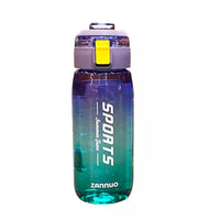 Gradient Portable Sports Water Bottle with Handle for Students
