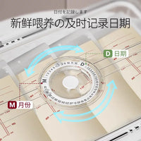 Japanese Antibacterial Breast Milk Storage Box for Refrigerator Freezer, Food-Grade Sealed Container