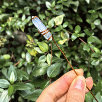 Natural Crystal Hexagonal Pointed Wand for Home Decor and Crafting