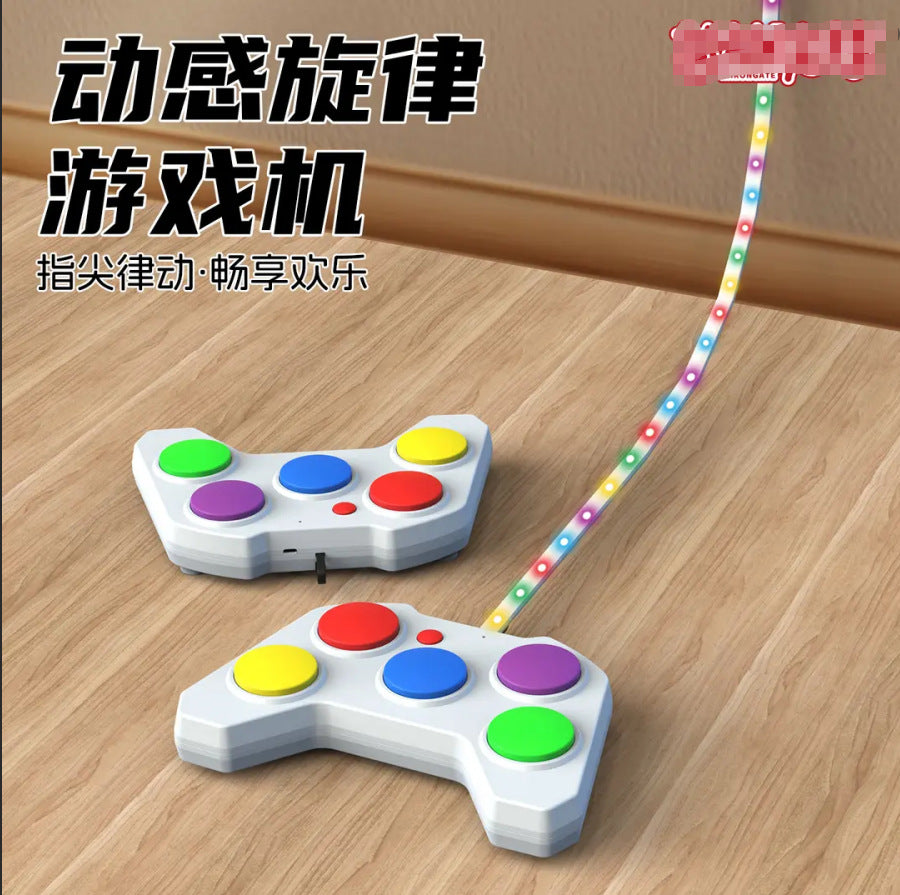 Dynamic Rhythm Game Console for Kids, Dual Mode Early Education Interactive Toy