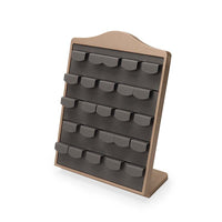 PU Leather Earring and Necklace Display Stand Jewelry Organizer for Live Broadcasts