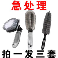 Car Wheel and Tire Cleaning Brush Set for Auto Detailing and Stain Removal