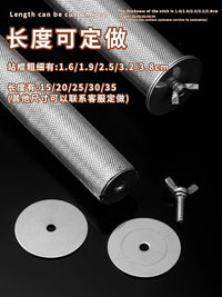 Stainless Steel Bird Perch for Parrots, Grinding Stand for Beak and Claws, Chew-Resistant Cage Accessory