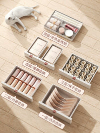Desktop Drawer Organizer for Desk, Dorm, Office - Multi-layer Storage Box for Stationery, Cosmetics, Documents