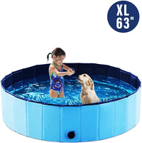 Foldable PVC Pet Swimming Pool for Dogs and Cats, Portable Bathing Tub for Outdoor and Indoor Use