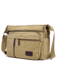 Men's Canvas Shoulder Messenger Bag Large Capacity Work Tool Bag