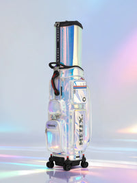 HELIX Iridescent Waterproof Translucent Golf Travel Bag
