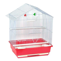 Large Parrot Cage Peony Villa Bird Cage Pearl Iron Art Metal Bird Cage Small Bird Cage
