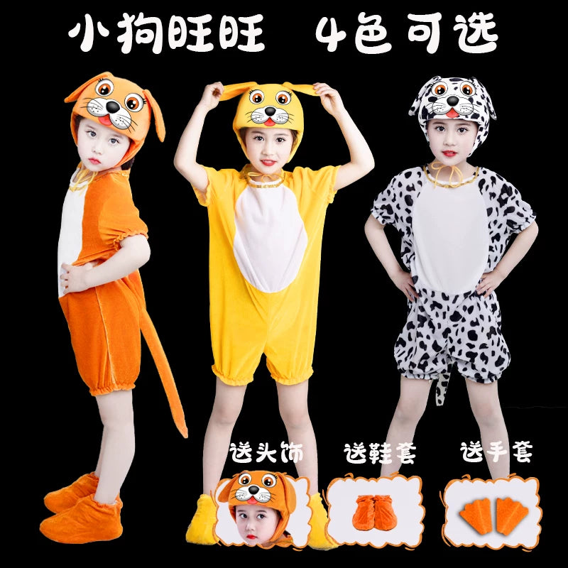 New Puppy Dog Animal Performance Costume for Kids and Adults