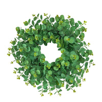 Nordic Artificial Eucalyptus Leaf Garland Wreath for Home Decor