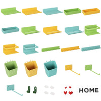 Pegboard Accessories Metal Hooks Baskets Storage Bins Magnetic Shelves Clips for Wall Organizer