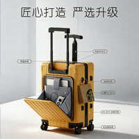 Kids' Ride-On Suitcase 20-inch Carry-On with Universal Wheels and Silent Operation