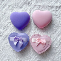 Cupid Heart Butterfly Cotton Candy Cushion Puff for BB Cream & Liquid Foundation, Wet & Dry Use