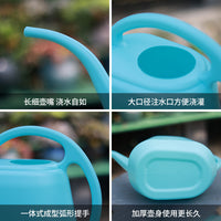 Large Capacity Plastic Watering Can with Long Spout for Garden Plants and Vegetables