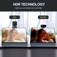 4K UHD USB Webcam for Live Streaming, Meetings, and Online Classes