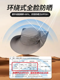 Unisex Wide Brim Cowboy Hat with Detachable Crown for Sun Protection and Outdoor Activities