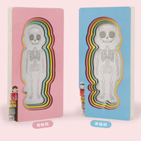 Kids Montessori Wooden Human Anatomy Puzzle Toy for Early Education