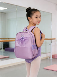 Kids Dance Backpack Large Capacity Ballet Latin Shoulder Bag for Girls