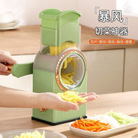 Manual Rotary Vegetable Slicer Grater Shredder for Kitchen
