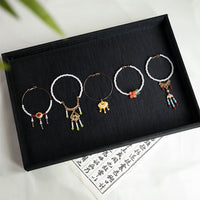 BJD Doll Ancient Style Tassel Necklace Collar with Pearl Embellishments