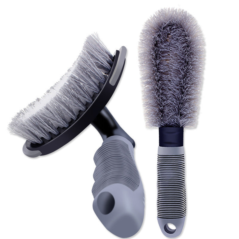 Car Wheel and Tire Cleaning Brush Set for Deep Stain Removal