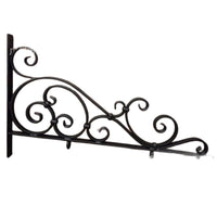 Vintage Wrought Iron Balcony Railing - Outdoor Garden Fence & Window Guard