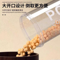 Airtight Food Storage Containers for Kitchen Pantry Organization, Clear Plastic Jars for Grains, Snacks, and Dry Goods
