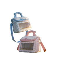 Insulated Portable Bird Carrier Backpack, Plush Warm Travel Cage Bag for Parrots and Small Pets